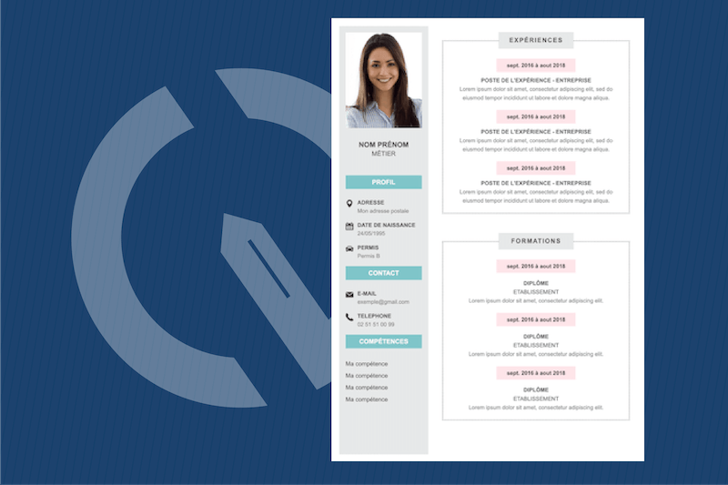 Modele CV avec photo : Faut-il afficher sa photo sur son CV ?