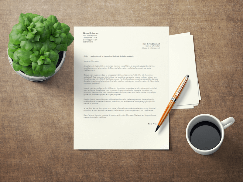 Lettre de motivation pour ParcourSup : Exemples et conseils