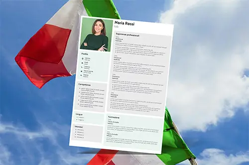 CV italien