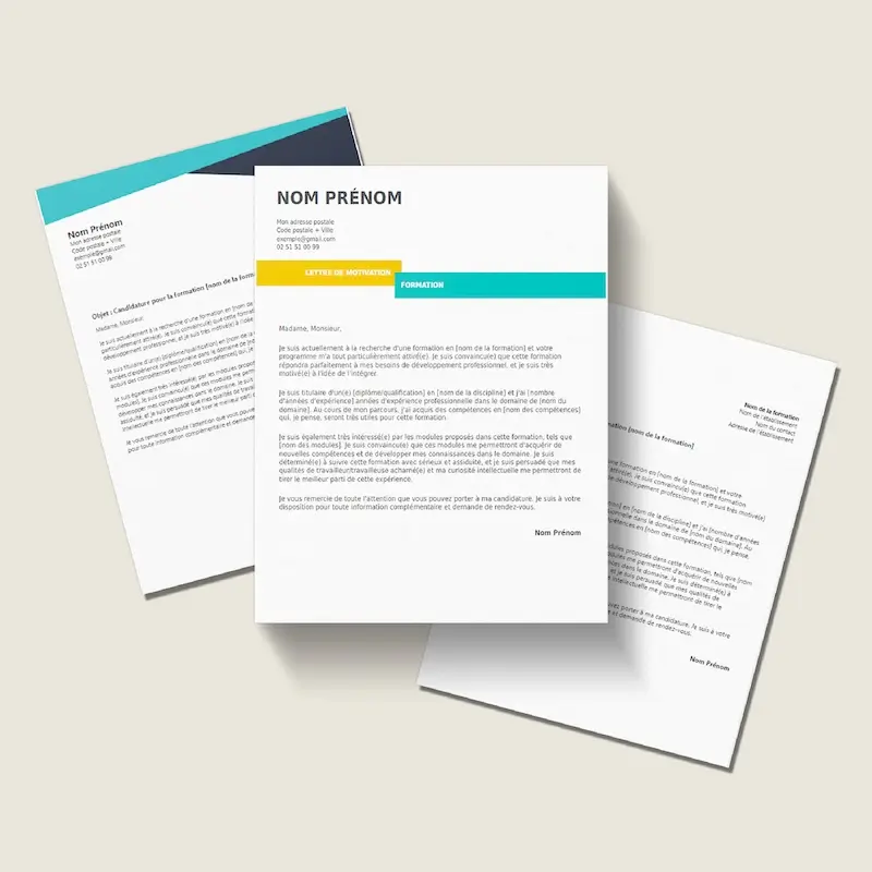 3 exemples de lettre de motivation pour une formation