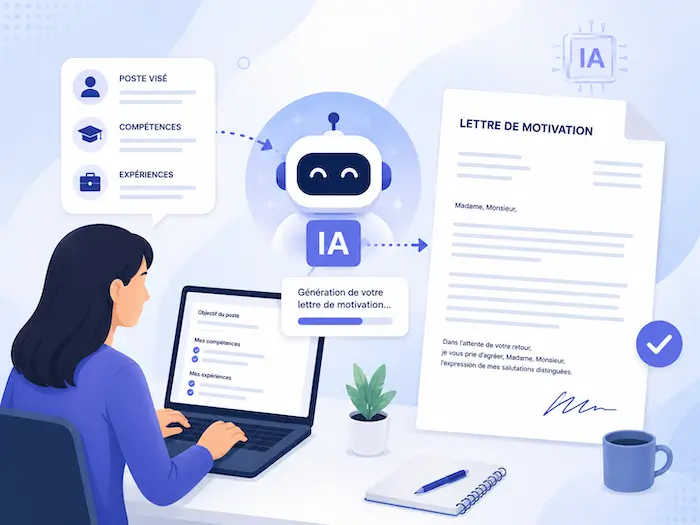 Comment rédiger efficacement votre lettre lettre de motivation avec l&rsquo;IA ?