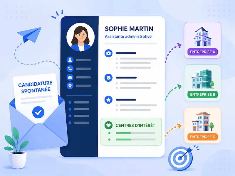 Créer un CV pour une candidature spontanée