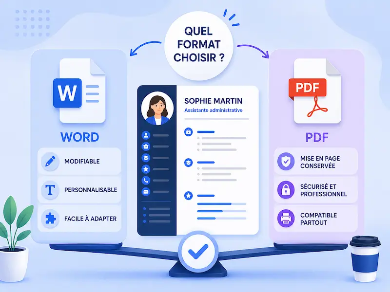 format du CV word ou pds