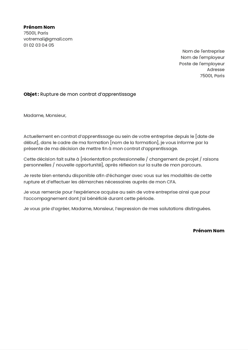 image d'un exemple de lettre de motivation pour les métiers de la finance