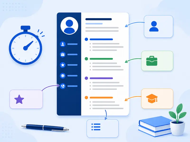 image illustrant la rapidité du recruteur à lire votre cv