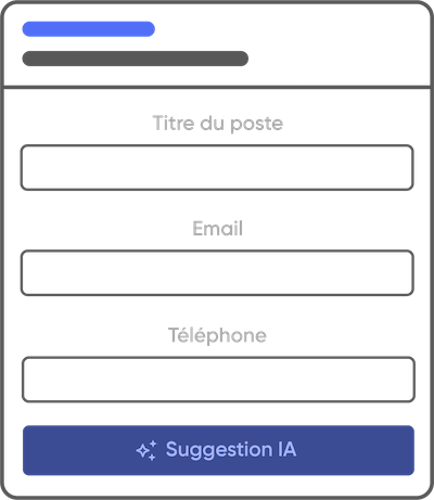 formulaire de création de CV