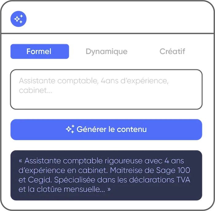 outil pour rédiger son CV avec l'IA
