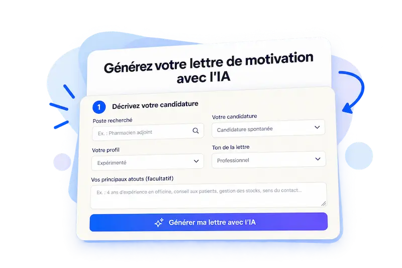 Générateur de lettre de motivation IA