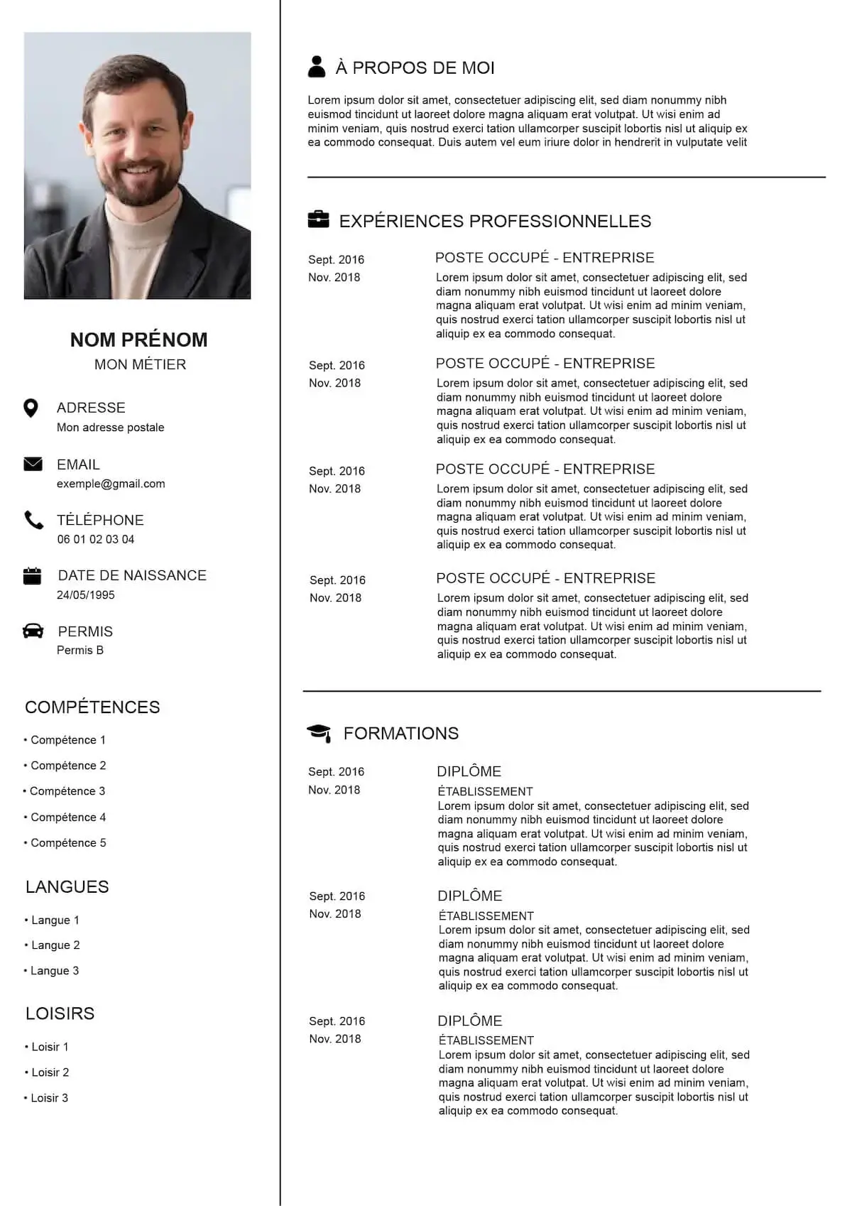 modele de cv orignal 2025