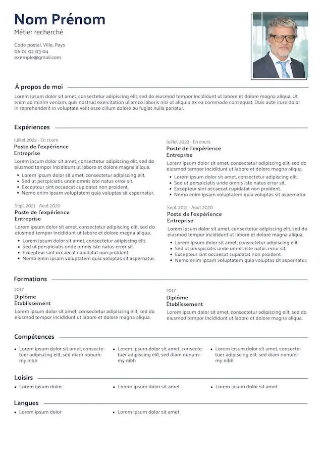 exemple de CV pour les logiciels ATS